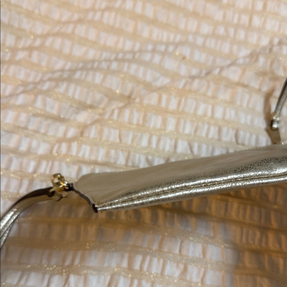 INC International Concepts Metallic Gold Wristlet - Picture 5 of 9